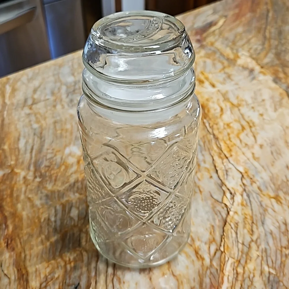 SMUCKERS glass candy jar
